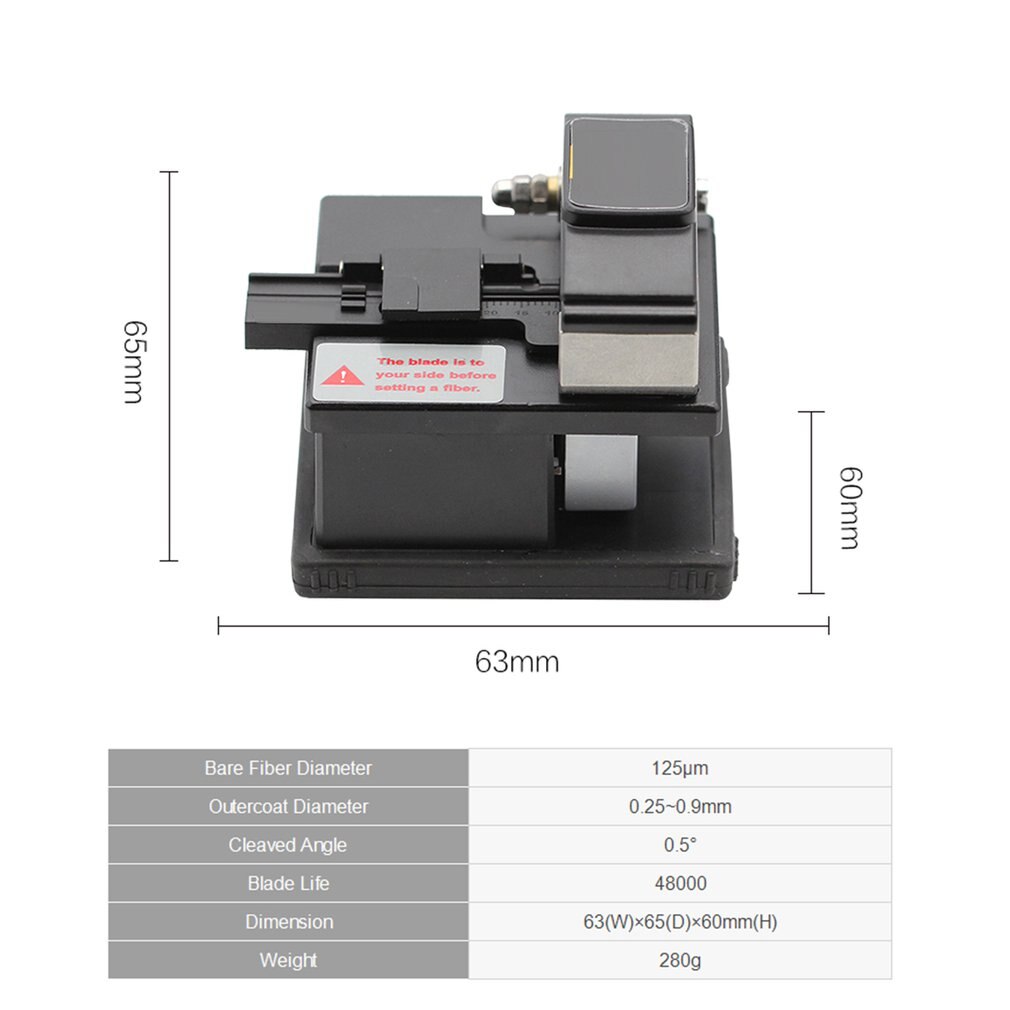 Optical Fiber Cleaver Cable Cutting Knife Melt Cold Joint General High Precision Fiber Optic Cleavers Cutter