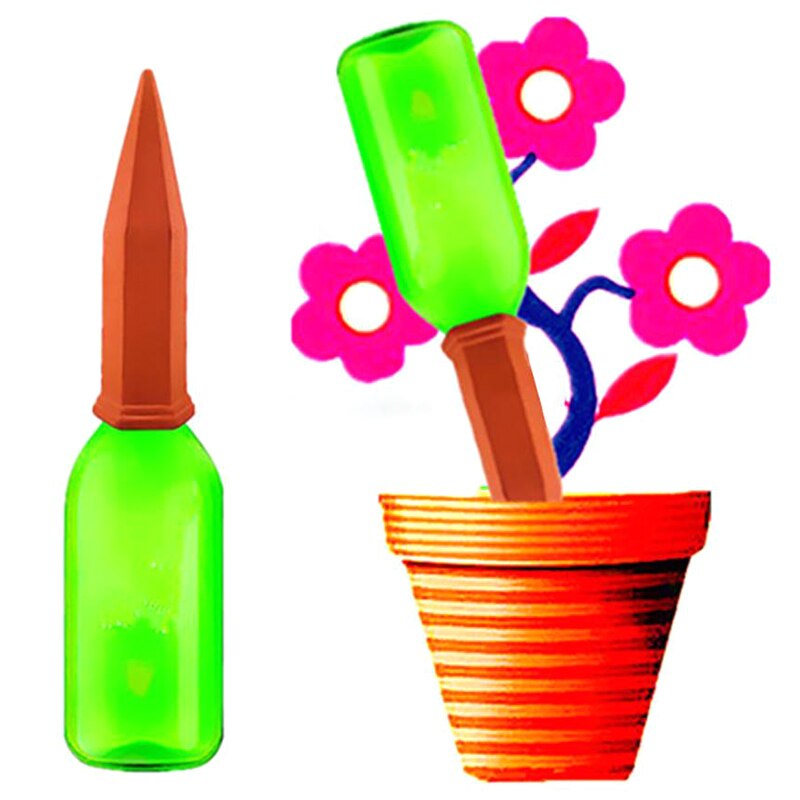 4Pcs Waterer Self Watering Terracotta Spikes Automatically Water Your Ceramic Automatic Watering Device