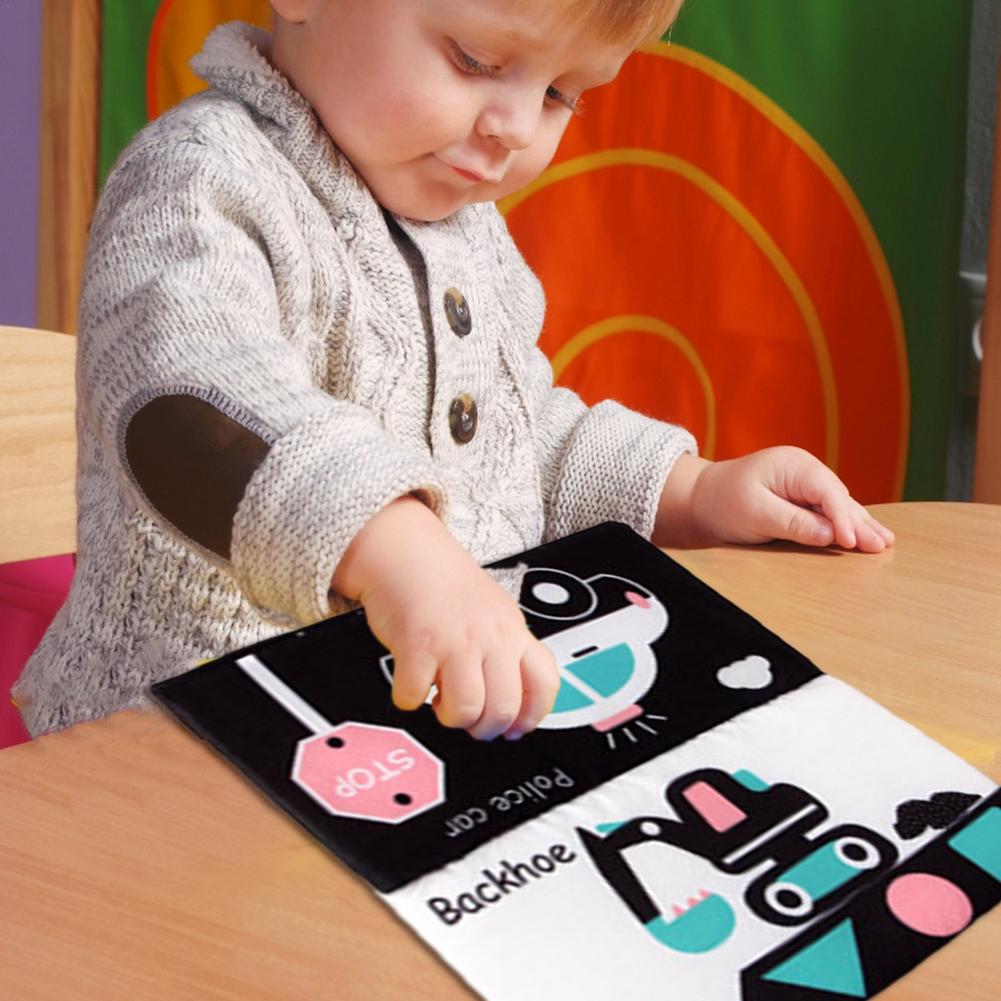 Tummy Time Floor Mirror Developmental Baby Toy Black And White High Contrast Newborn Essential Time Mirror For Tummy Time Gr