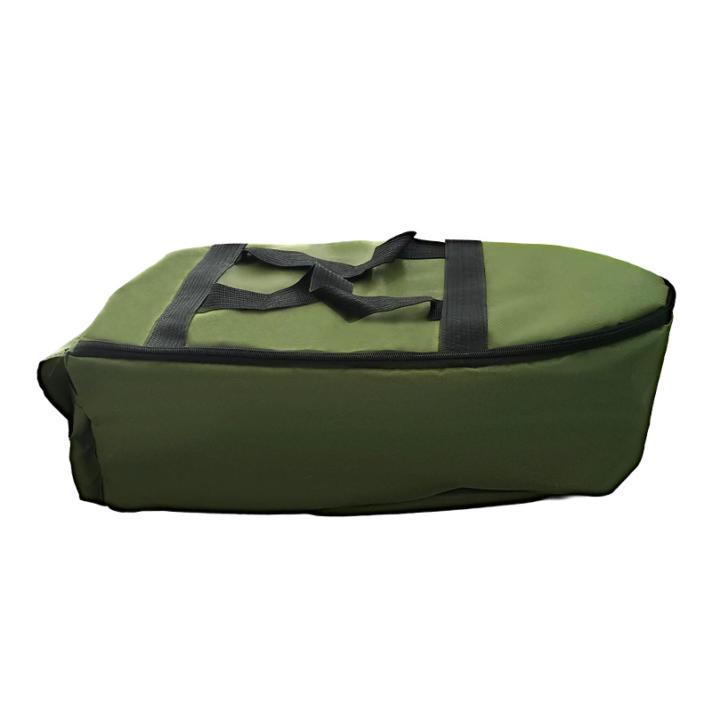 Rollfish bolsa de barco de isca de grande capacidade, resistente ao desgaste, tecido oxford, durável, fechamento com zíper para viagens, acessórios de pesca: verde