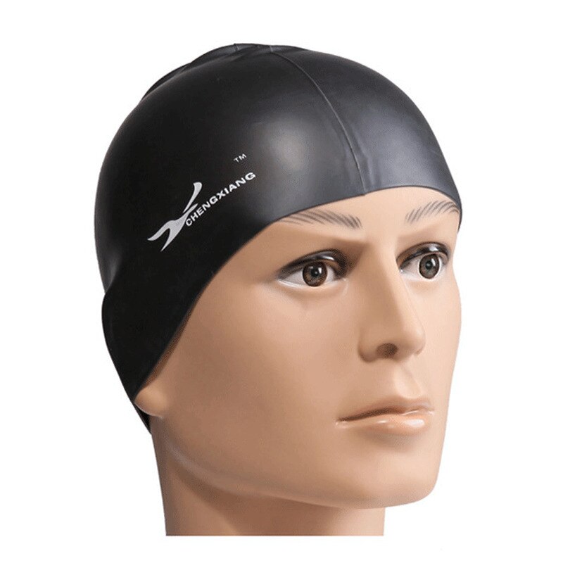 13 Styles Swimming Cap Waterproof Silicone Swim Pool Hat Adult Men Long Hair Women stretch Swimming Hats
