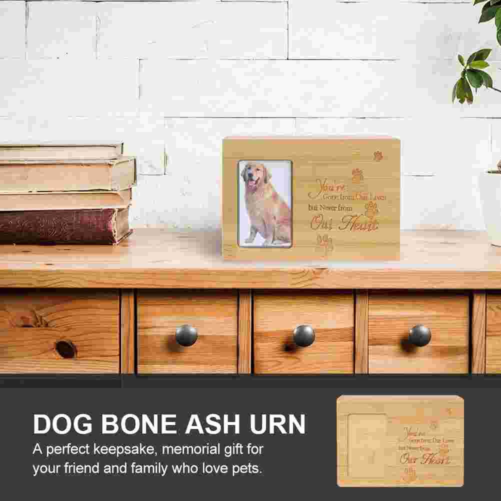 Pet Bone Ash Container Sturdy Pet Cinerary Box Cat Dog Bone Ash Urn Mini Pet Ash Casket