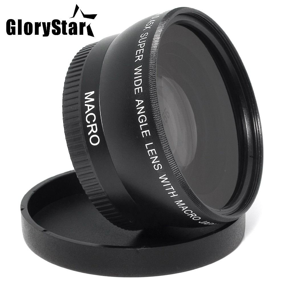 GloryStar 55MM 0.45x Wide Angle Lens + Macro Lens for Sony Alpha A77 A280 A290 A380 A390 A580 A590 DSLR Camera