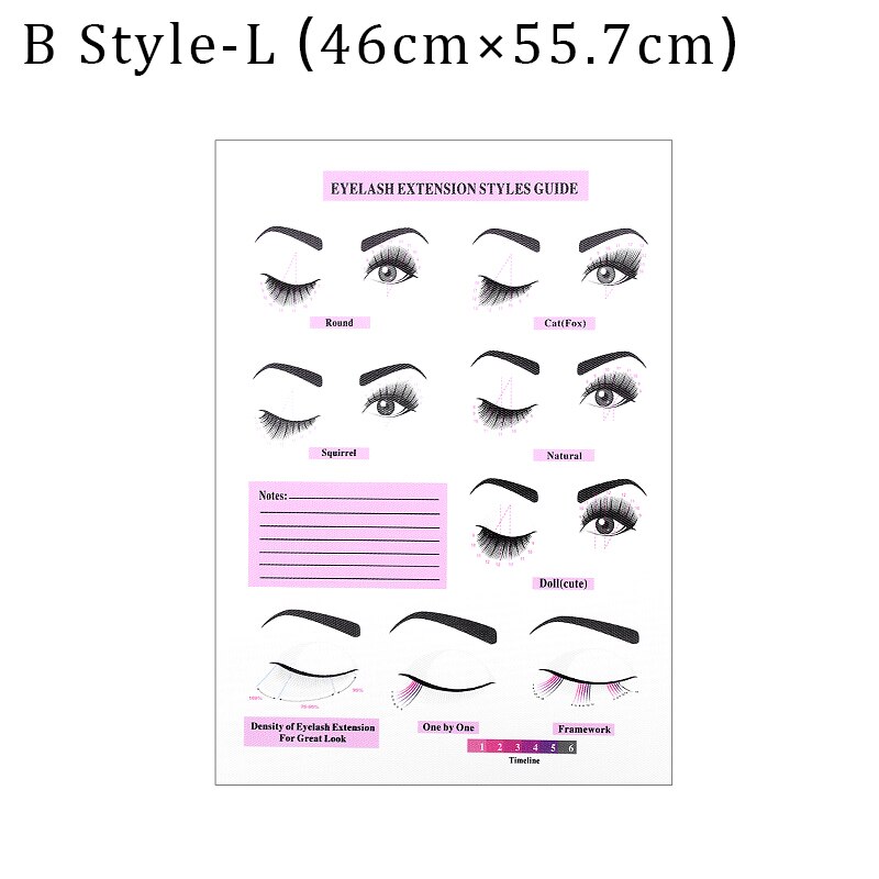 Eyelash Decoration Posters and Prints Salon Makeup Lash Extensions Wall Paintings Eyelash Abstract Art Picture Beauty Shop Decor: B Style L No frame