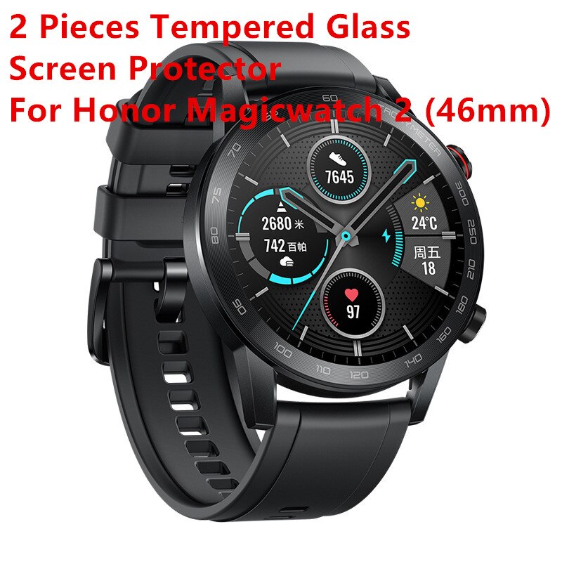 Szkło ochronne do ekranu Huawei Honor Watch magiczne szkło hartowane do Honor MagicWatch 2: 2pcs for MagicWatch2