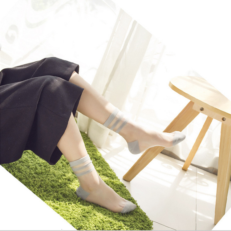 sexy Spitze Gittergewebe Fischnetz Socken Gemischte Faser Transparente strecken Elastizität Knöchel Netz Garn Dünne Frauen Coole Socken 1 paar = 2 stücke ws187
