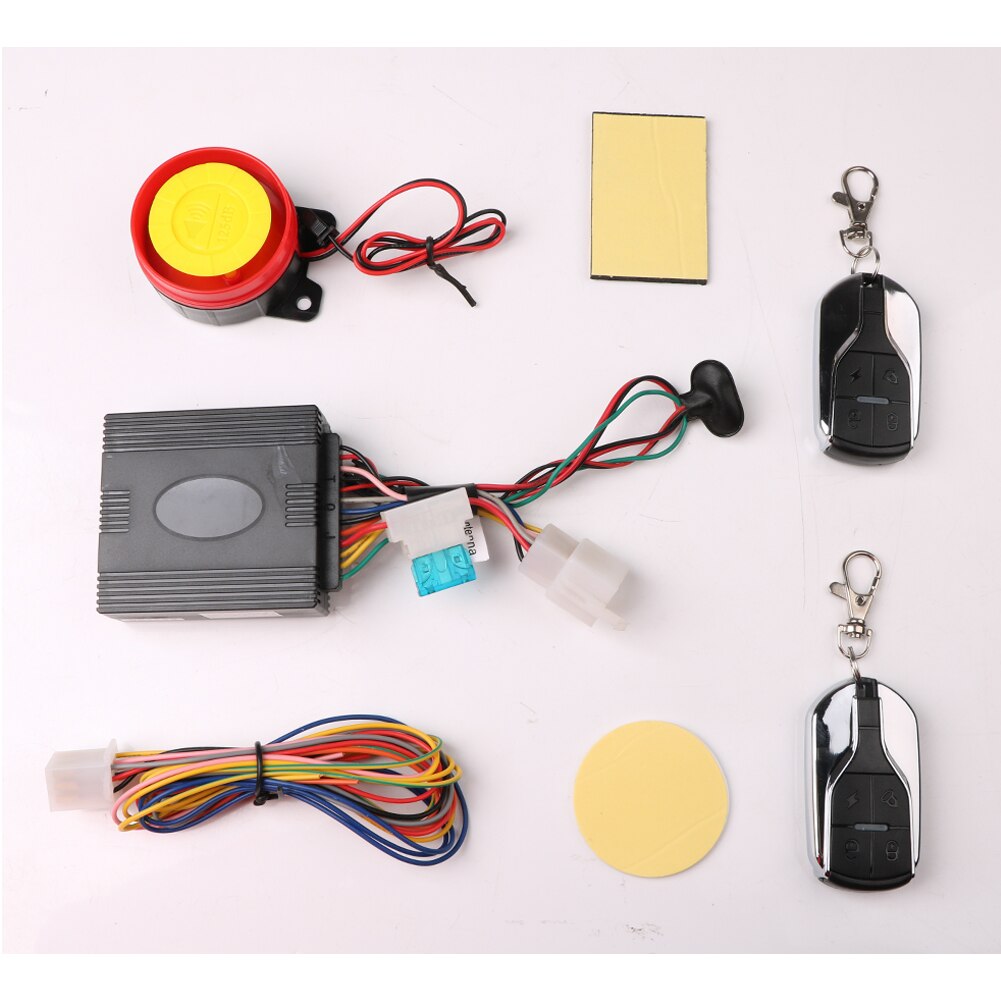 Car Security Alarm System Remote Control Electrical Ignition Scooter Motorcycle Bike ATV 12V Anti-theft