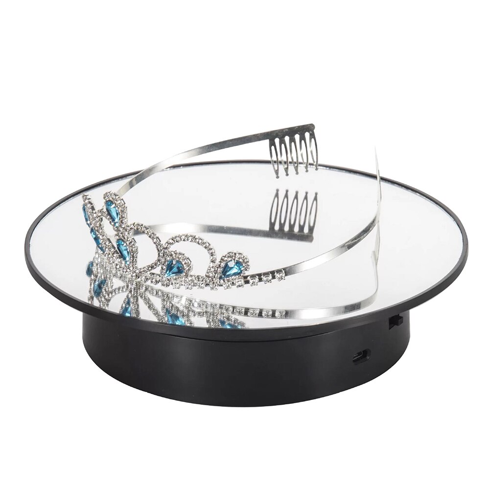 Usb oplaadbare draaitafel model hobby multifunctioneel voor sieraden fotografie gemotoriseerde elektrische rekwisieten draaibare displaystandaard abs