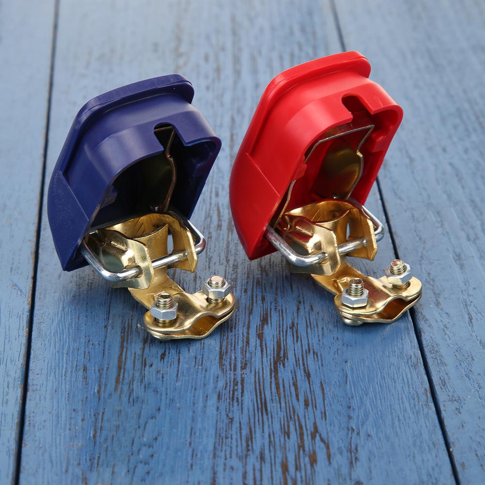 1 para 12V elektroda dodatnia i ujemna szybko rozładowujący się akumulator zaciski zacisk robić przyczepa samochodowa łódź motocykl samochód stylizacji