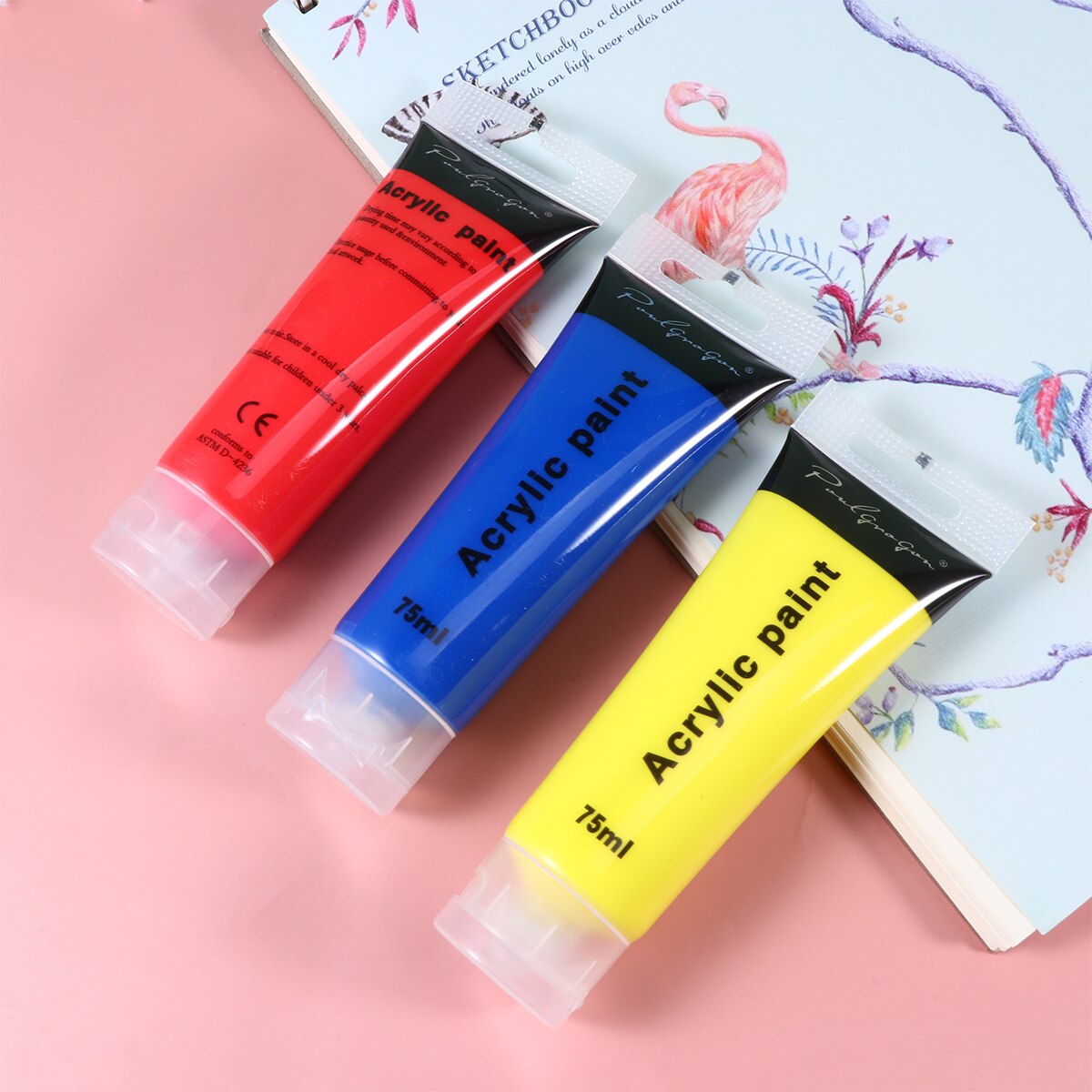 75ml 12 farver malet graffiti maling akryl maling sæt håndmalet pigment kit vægmaling pigment sæt fine art maling