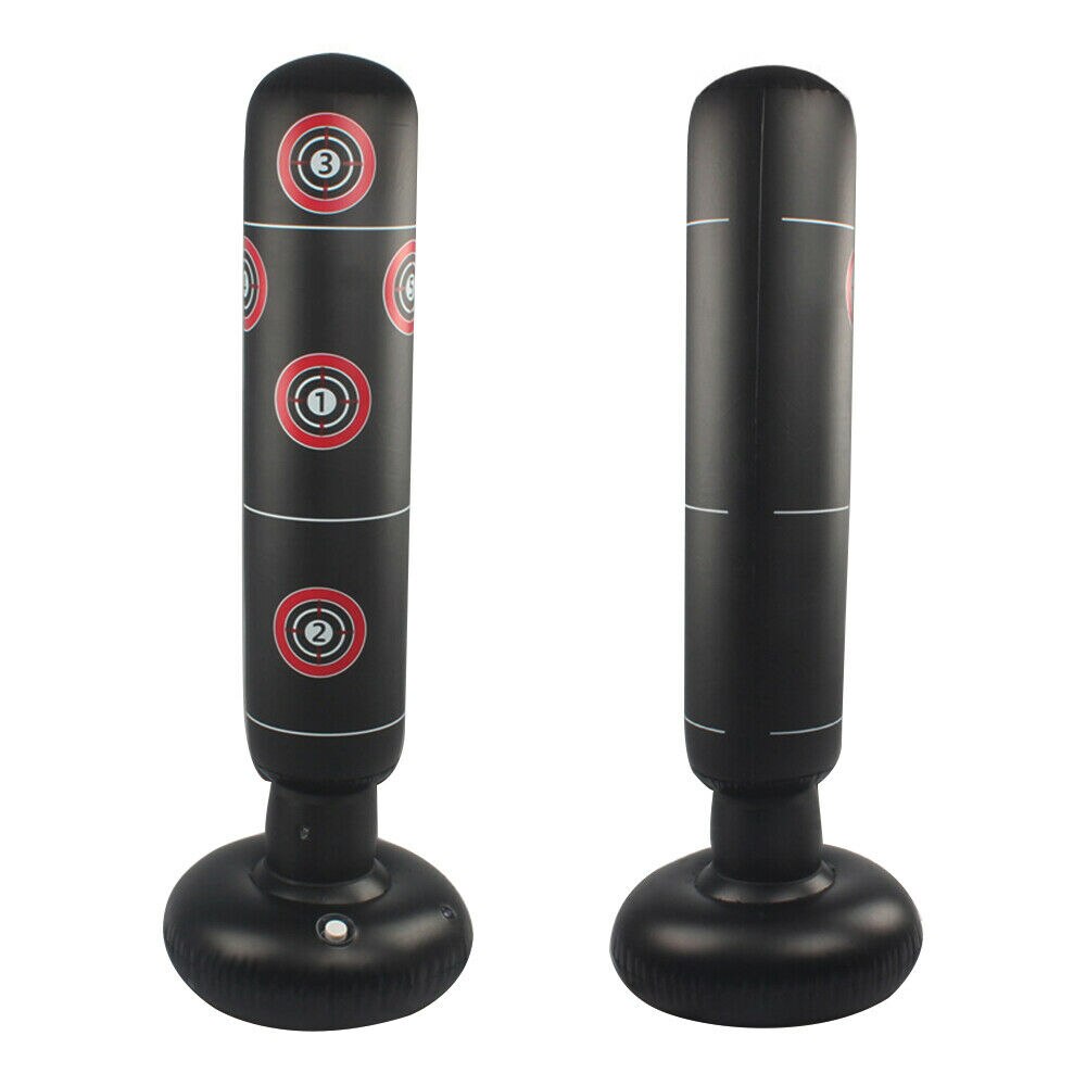 Columna de boxeo inflable para niños y adultos, saco de boxeo, columna de boxeo de pie