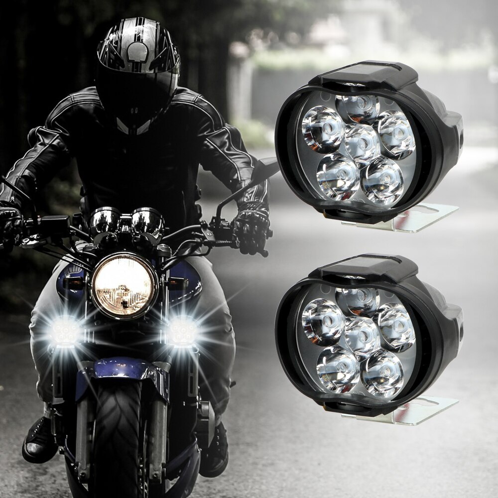 Leepee H4 Motorfiets Koplamp Motocross Koplamp Universal Voor 18 Headligt Exc Xcf Sx F Smr Enduro: 1 pair Head Lights