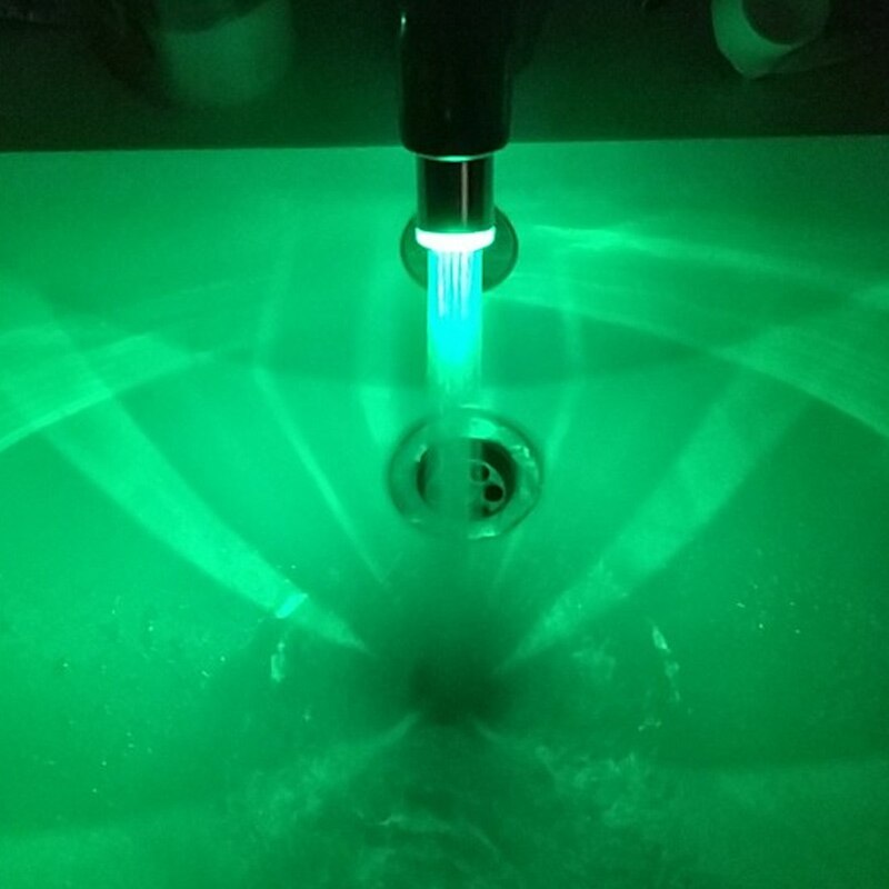 Podświetlany kran doprowadziło zmieniający kolory blask głowica prysznicowa kran kuchenny kolor kraniki robić wody dysze aeratory