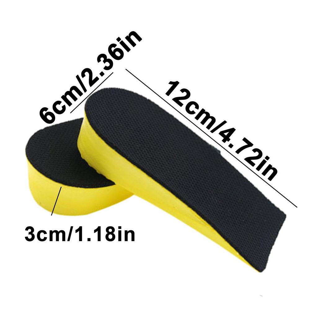 Höer ErhöHenne Einlegesohlen Schwamm Dämpfung Ferse Kissen Pads Heben Schuh Unsichtbare Ferse Heben Kissen Für Männer Frauen: Grün