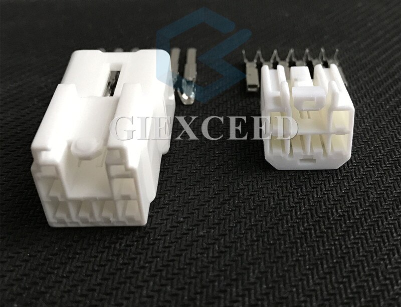 2 Sets 6 Pin MG651044 MG 651044 Automotive Wire Connector Female Male Socket