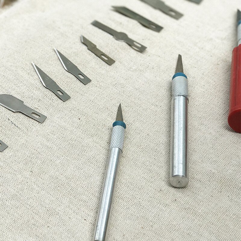 Pottery Carving Knife Set Can Be Exchanged Knife Head Finely Carved Pottery Clay DIY Ceramic Making Repair Blank Sculpture Tool