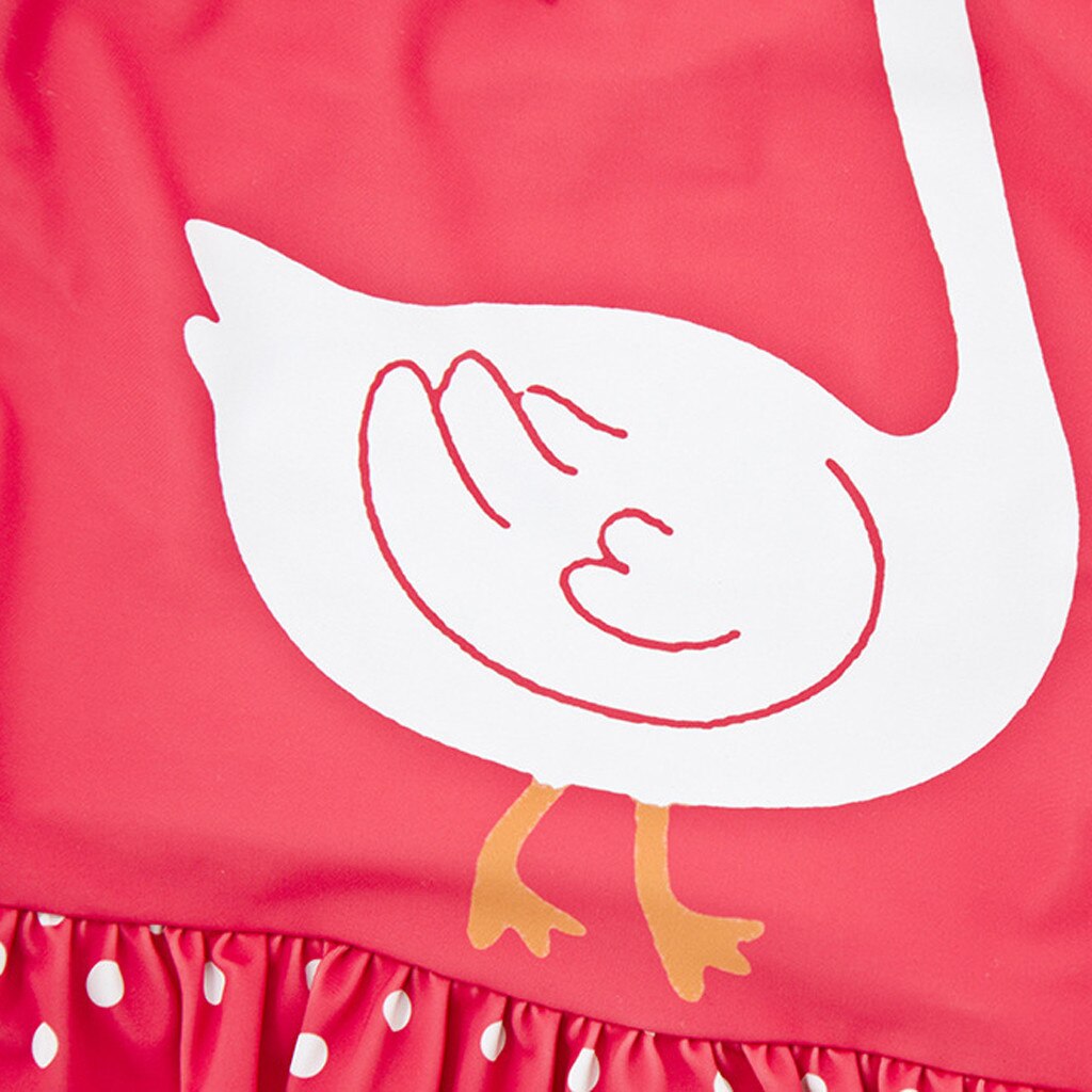 Summer Children Toddler Kid Baby Girls Cartoon Ruffle One Piece Bodysuit Bikini Swimsuit Bathing Suits stroje kapielow#p4