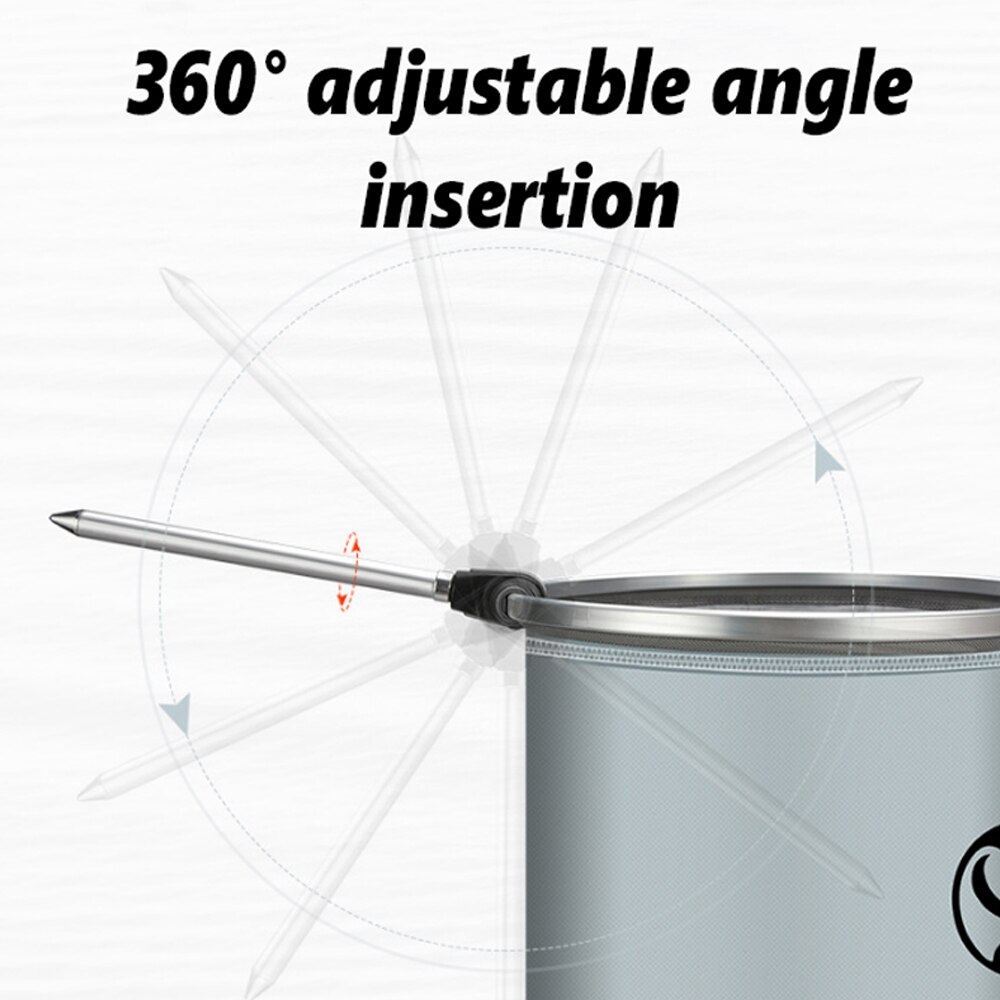 Collapsible Fish Catching Thick Net Trap Portable Fishing Cage Mesh Basket Nylon Stainless Steel Multifunction Accessory X620D