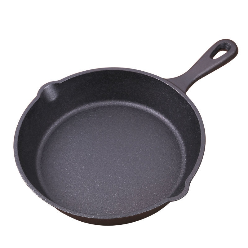 16cm 20cm støbejernsgryde mini non-stick flad æg steak stegepande til hjemmecamping picnic køkkenredskaber