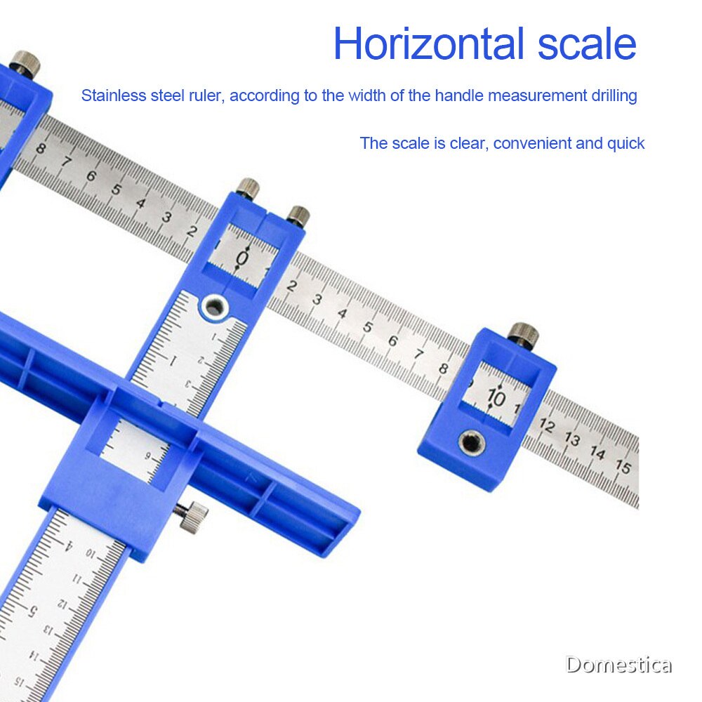 Woodworking Hole Locator Multi-functional Wood Furniture Adjustable Auxiliary Installers Hole Saw Drill Punch Locator Tools