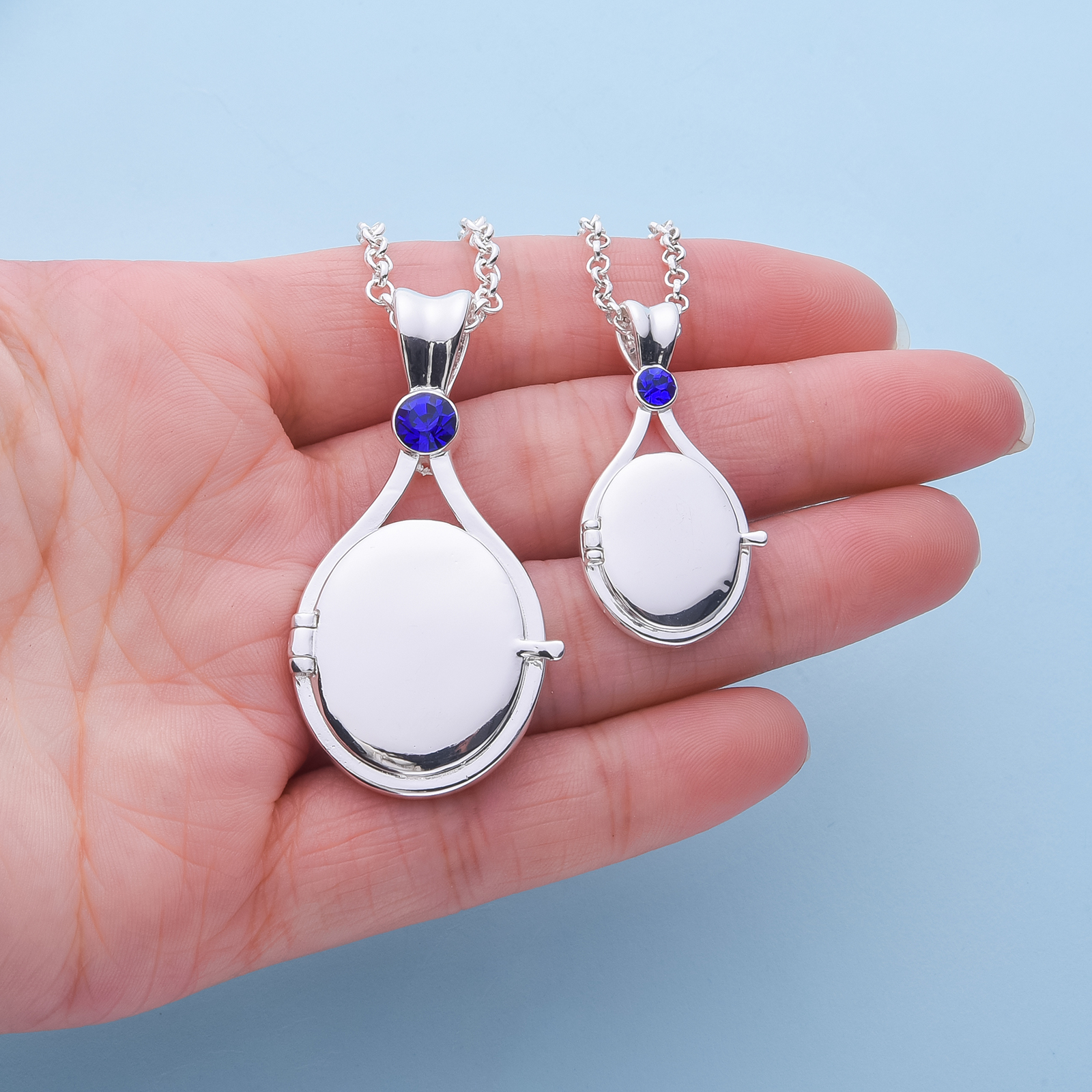 H2o – collier avec pendentif en coquillage métallique ouvrable, couleur argent, avec cristal, sirène, films TV, bijoux pour femmes et filles, colliers mignons