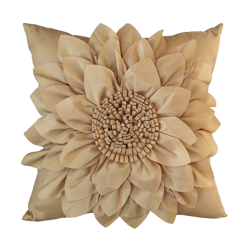 Capas de almofada decorativas bege para sofá 3d girassol capa de almofada luxo artesanal cama sofá bohemia taupe fronha: CINZA