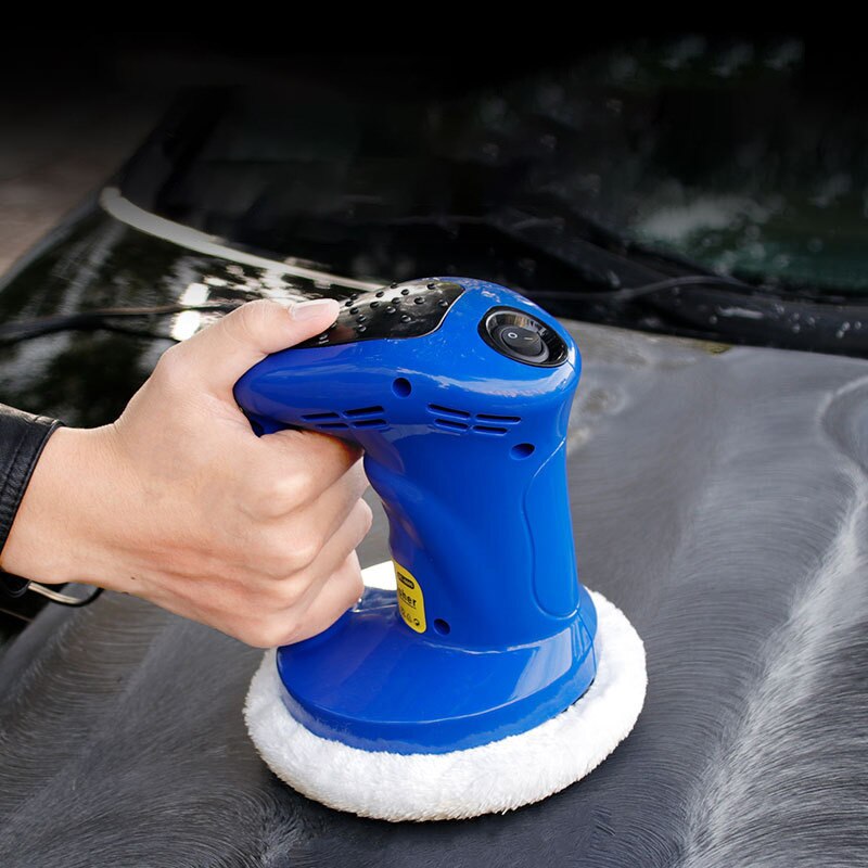 Car waxing machine polishing locomotive carrying 12V portable self-service hand-held waxing machine waxing maintenance supplies