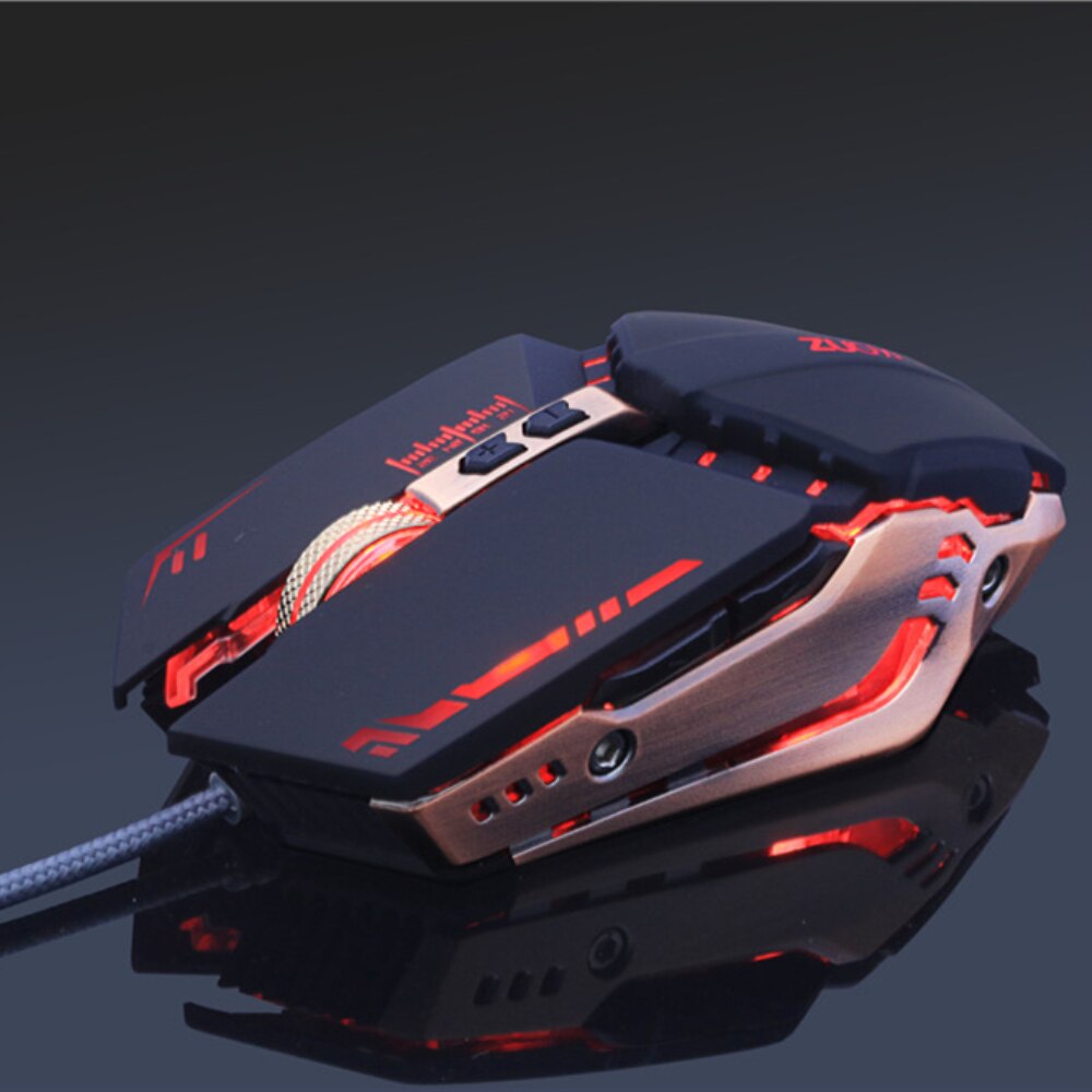 Ergonomic USB Wired Gaming Mouse 7 Button LED Computer Gamer Optical Mouse With RGB Backlight For PC Laptop Game