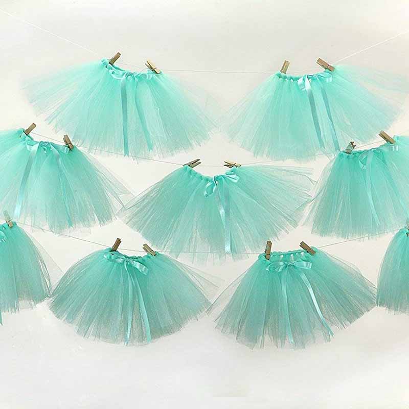 Mini falda de tutú para la novia de la boda para ser despedida de soltera nupcial baby Shower niño niña cumpleaños MESA CENTRO DE MESA Decoración