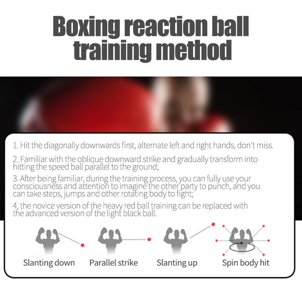 with Headband Boxing Reaction Ball Gym Trainer Accessories Durable Punching Ball Body Building Elastic Training Reflex