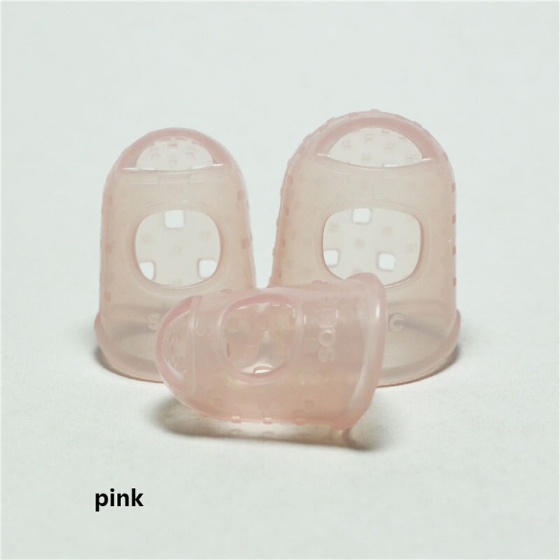Höhe bunte silikon gummi fingerlinge für schützen Finger: Rosa