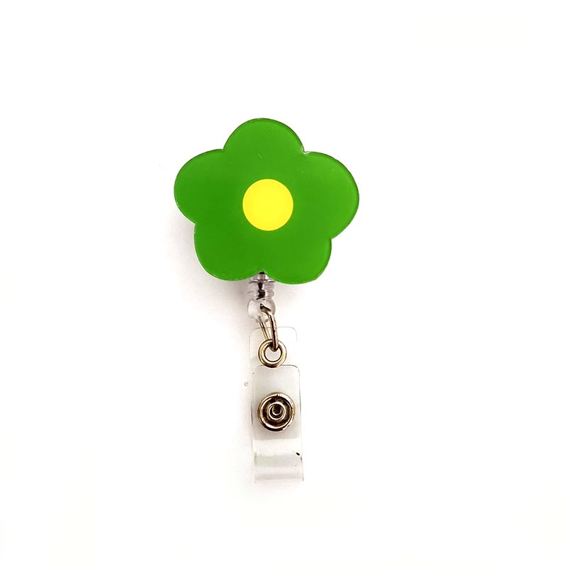 Candy Kleur Korea Beren Acryl Intrekbare Badge Reel Verpleegster Arts Student Tentoonstelling Id Card Clips Badge Houder Briefpapier: 12