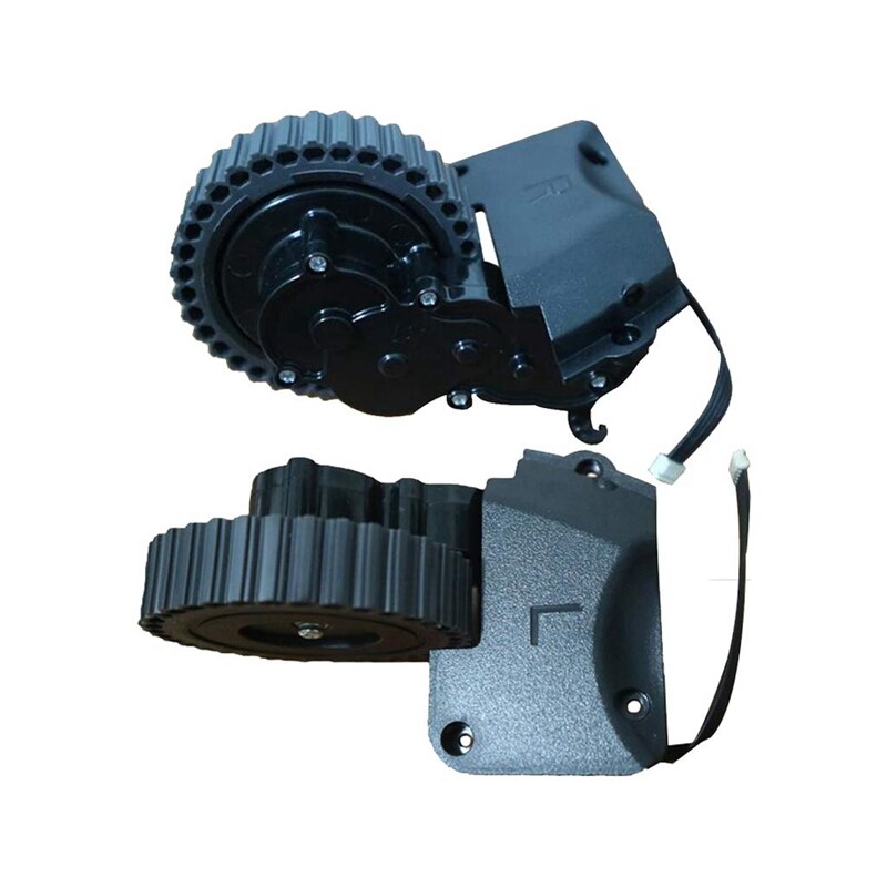 Set Of 2, L + R Motor Wheel For Ilife A4 A4S A40 A8 Vacuum Cleaners - Provide The Best Protection To Keep Your Vacuum Working In: Default Title