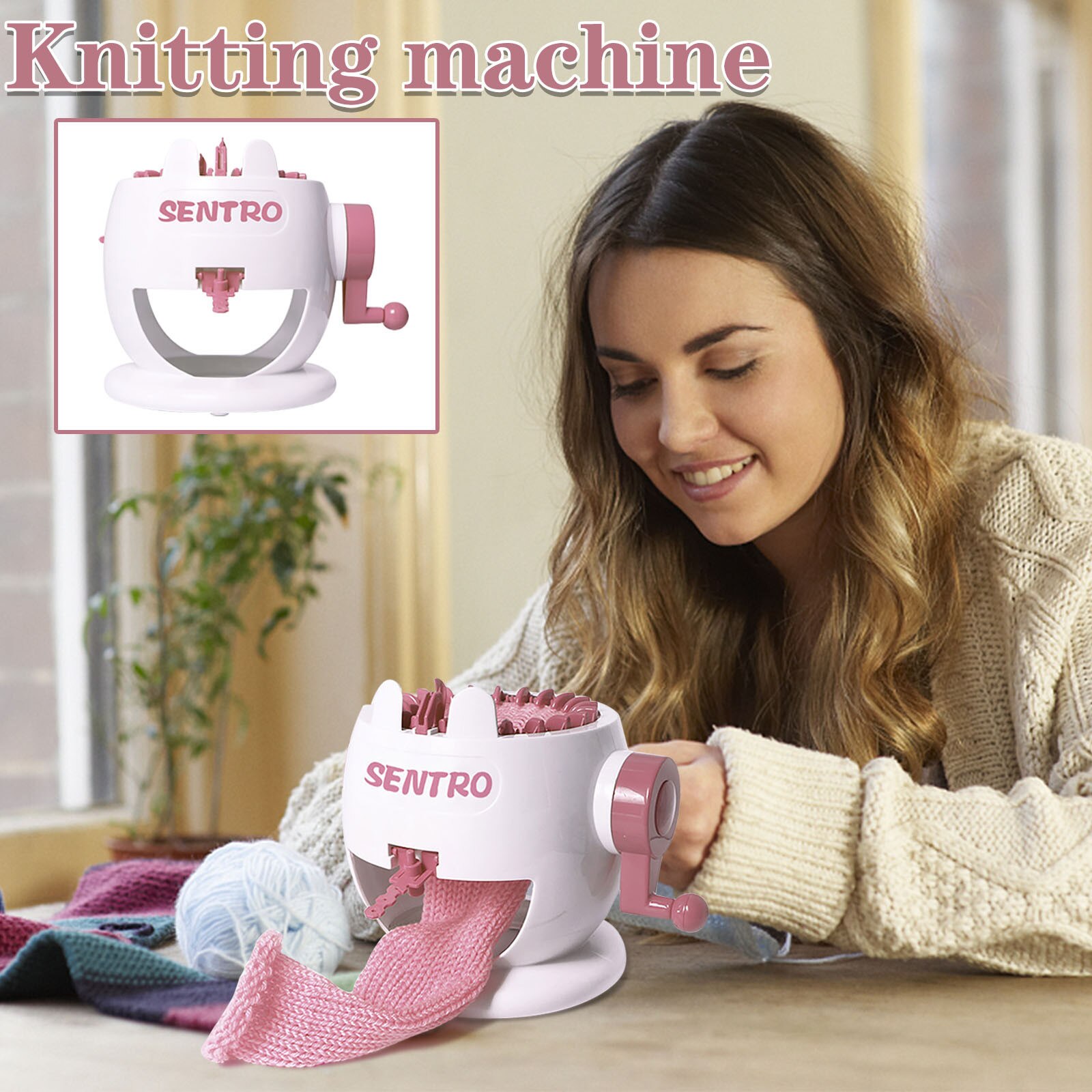 40 Naald Diy Grote Hand Breien Machine Weefgetouw ... – Vicedeal