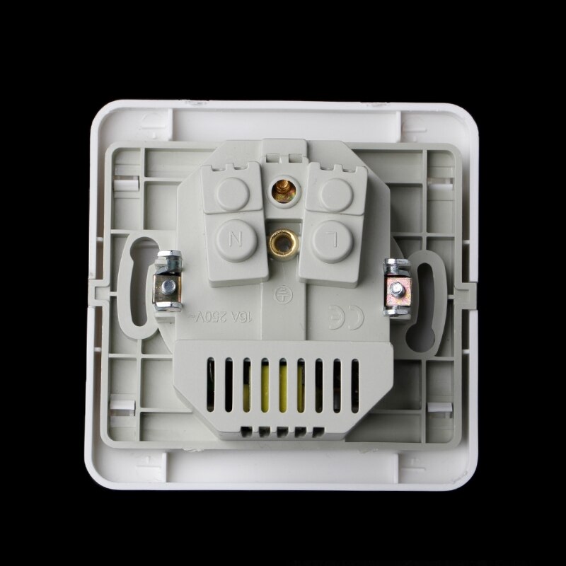 Dual USB Port 5V 2A Electric Wall Charger Adapter EU Plug Socket Switch Power Charging Outlet