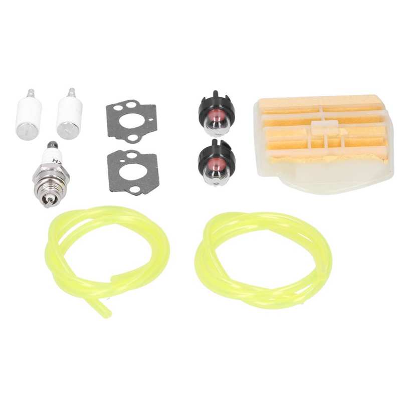 Fuel Filter Carburetor Gasket Primer Bulb Kit Replacement Fit for