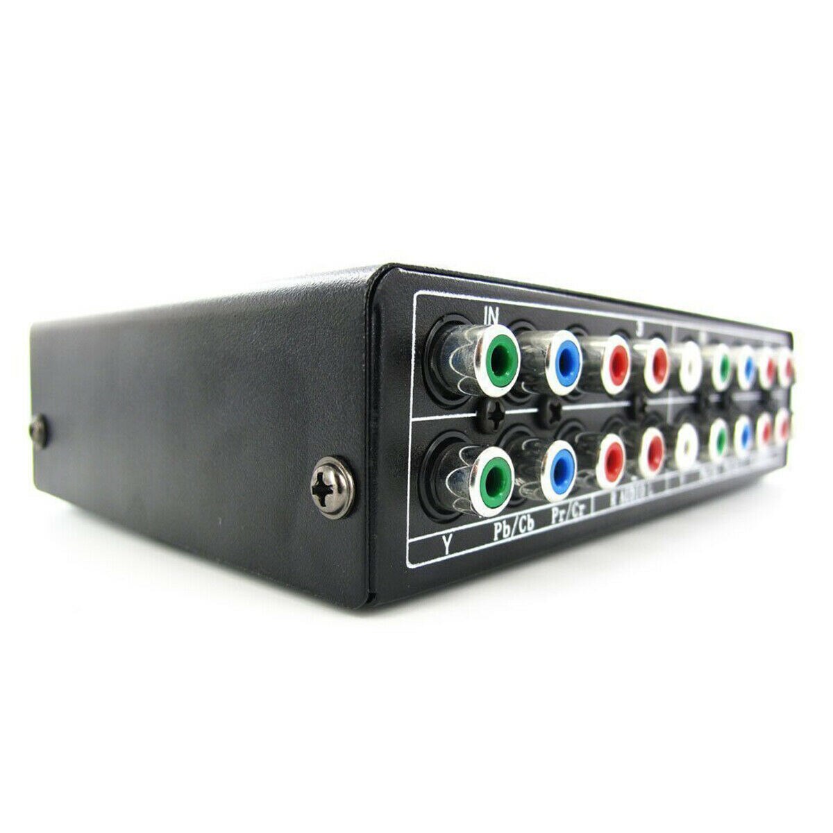 3- vejs komponent av switch selector 3 i 1 output switcher til  tv 360 wii  ps2 ps3 komponent av switch selector 3 cut 1 output