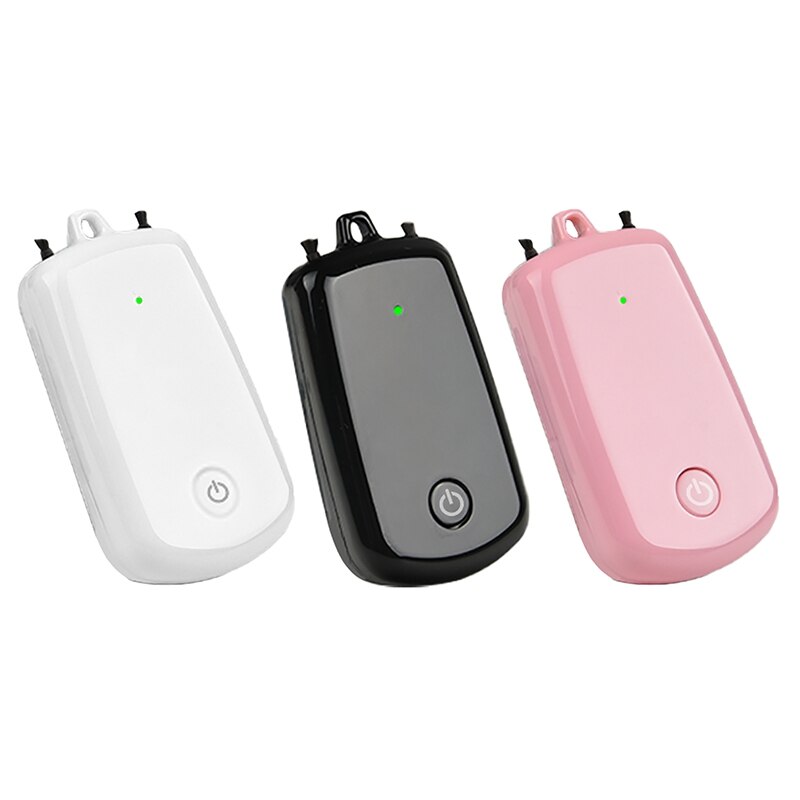 Purificador de aire de cuello colgante, barra de oxígeno portátil para coche, purificador de aire ionizado negativo con batería de 230MAH
