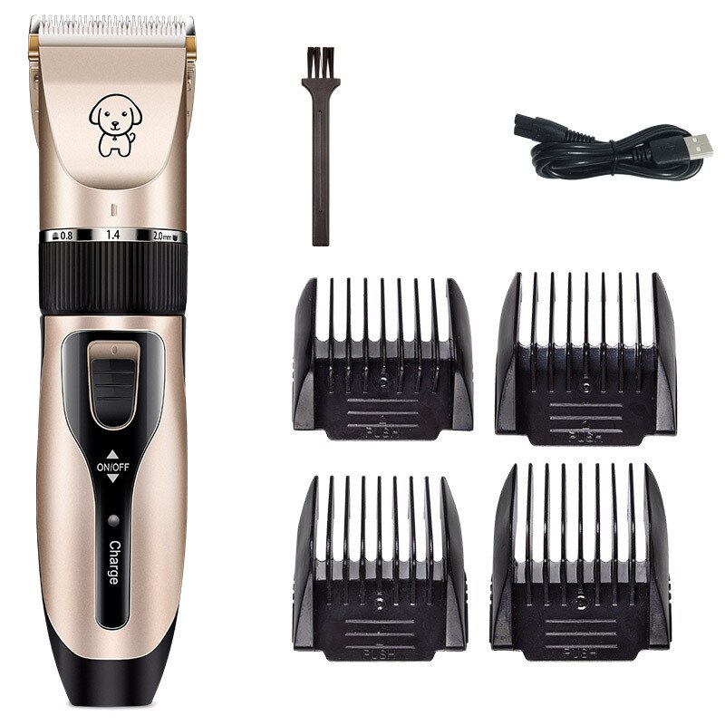 Usb Oplaadbare Batterijen Tondeuse Hond Haar Snijmachine Gesneden Door Cutter Trimmer Grooming Razor Voor Dieren Honden Katten: 1