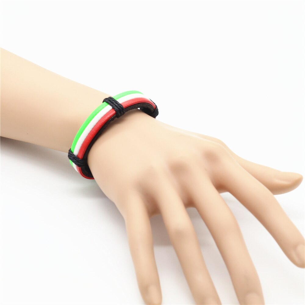 Neue Casual Vintage 3 Farben Charme Seil Handnade Woven Weave Frauen Männer leder Armbänder Männlich Weiblich Schmuck