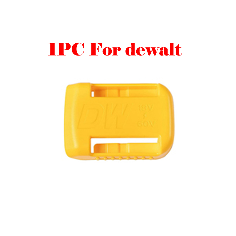 Soporte para máquina, estante de almacenamiento de batería para baterías Makita/Bosch/Dewalt/Milwaukee de 18V, soporte para herramientas de montaje en pared, dispositivos de fijación, 1 ud.: Naranja