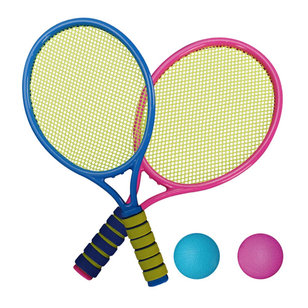 Kinderen Tennisracket Play Set 2 Bijpassende Ballen Outdoor Oefening Kinderen Fitnessapparatuur