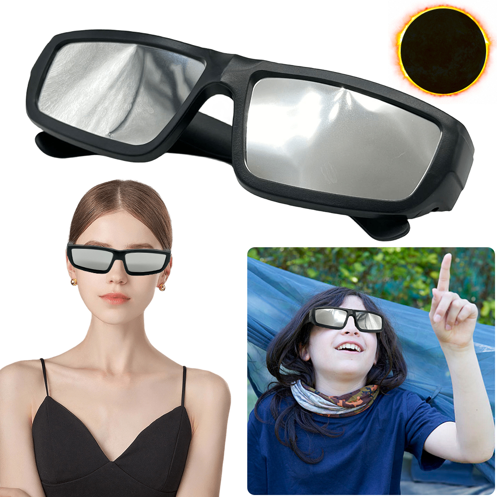 Lunettes éclipse solaire ISO ignorent les nuances sûres, lunettes de visualisation, vue directe du soleil, protection des yeux sûre, 1 paquet, 2 paquets, 3/5 paquets