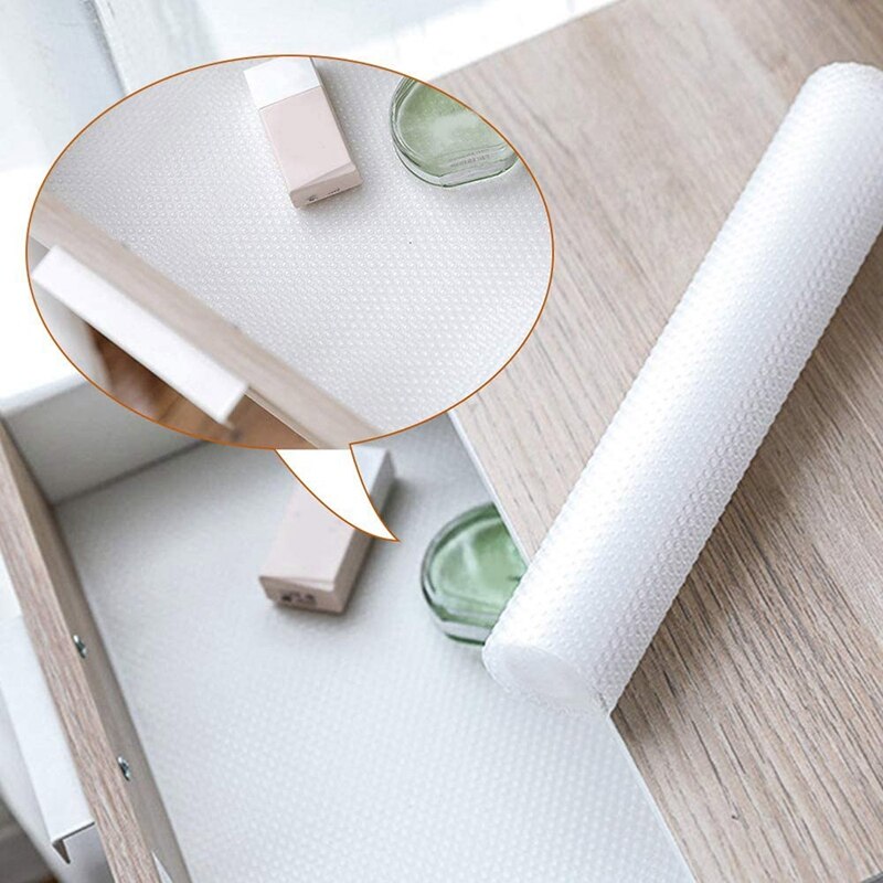4 Pcs Refrigerator Mats,Drawer Liner,Refrigerator Pads Drawer Table Placemats,Waterproof Fridge Liners 40X150cm
