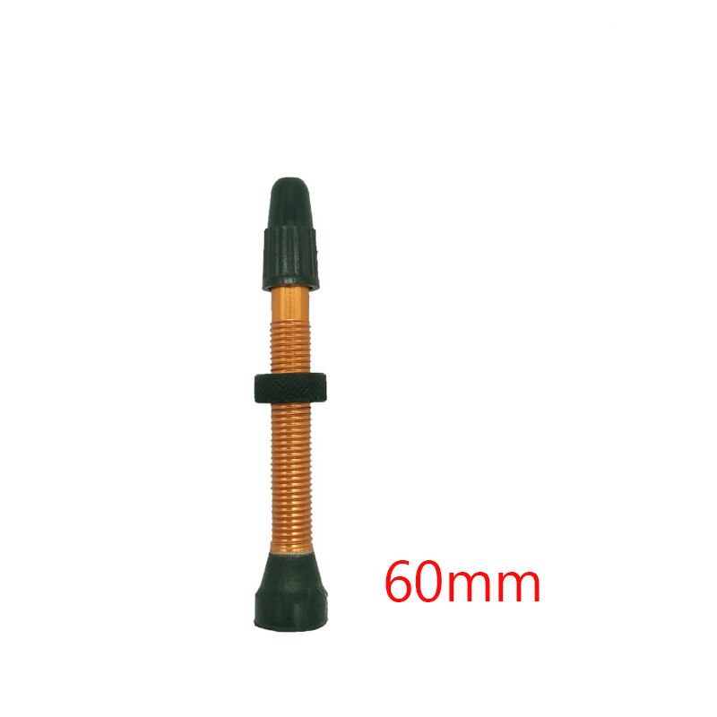 1 PCS Bicycle Tubeless Valve for Road Bike MTB Tubeless Ready Tire Tyre Valve Presta 50mm / 60mm: orange 60mm