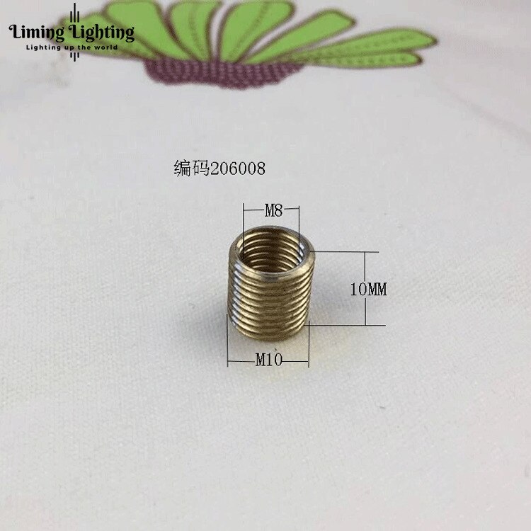 M6 Zu M10, M8 Zu M10, m10 Zu M14 Gewinde Hohl Rohr Adapter Innen Außen Gewinde Koppler Förderer Adapter: Silber