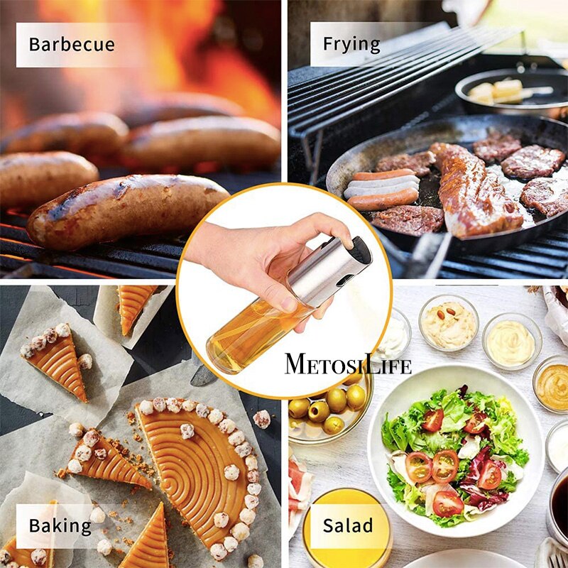 Oil Sprayer for Cooking Olive Oil Sprayer Mister Olive Oil Spray Bottle Olive Oil Spray for Salad, BBQ, Kitchen Baking