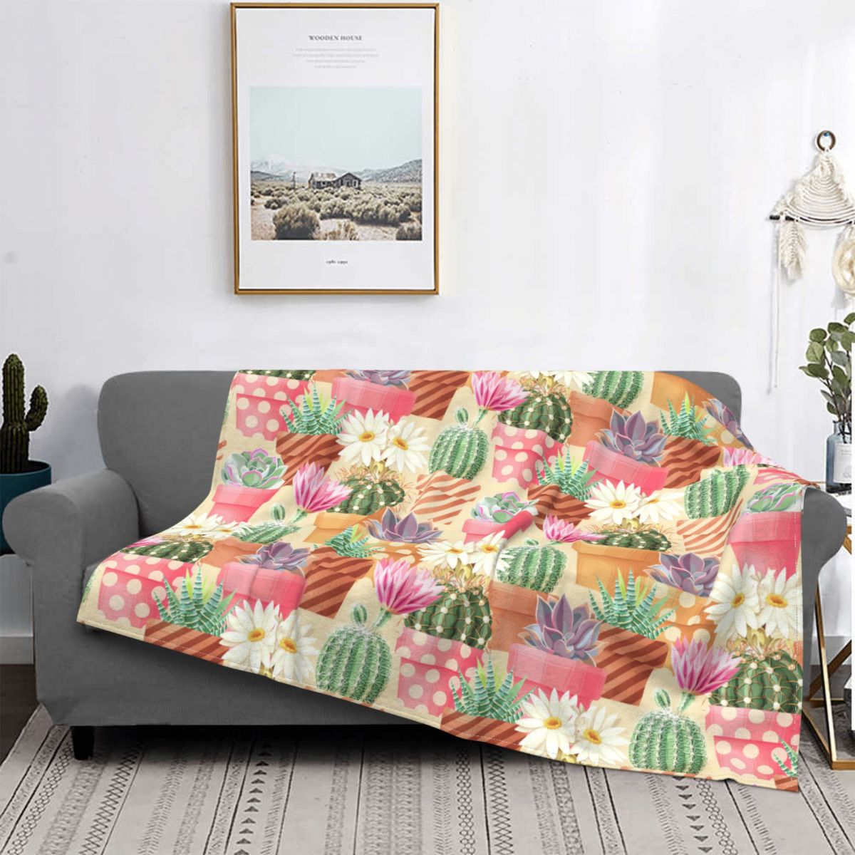 Flanellen Deken Ricky San Juan Martin Beddengoed Fleece