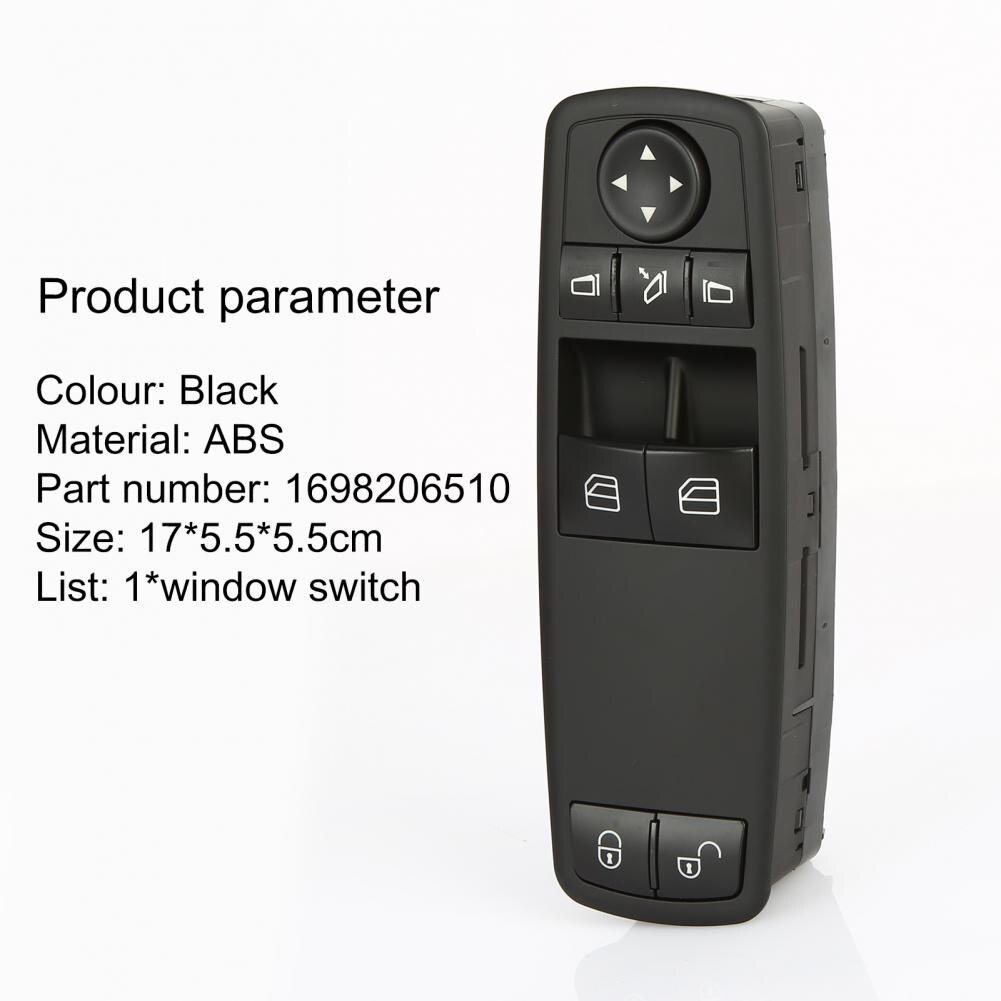 80% Verkoop W169 A160 W245 B200 Window Switch Hoge Duurzaamheid Eenvoudige Bediening Achteruitkijkspiegel Controle Master Power Venster