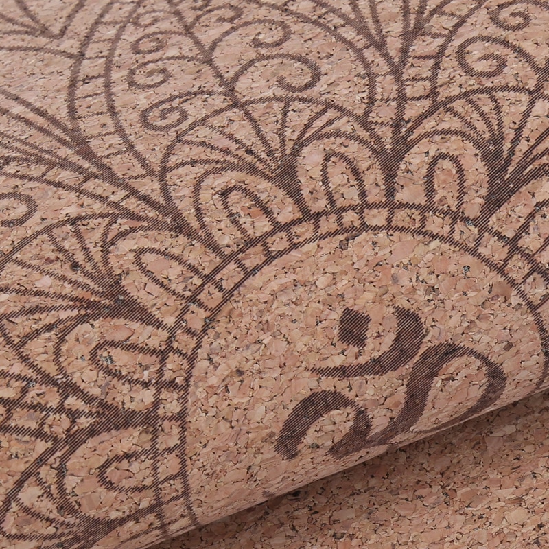 Cork small round yoga mat non-slip natural rubber round meditation mat meditation cushion